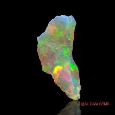 1.00 Cts Unheated Ethiopian Fire Opal Loose Gemstone Fancy Rough Natural 18x8x3 mm E-204