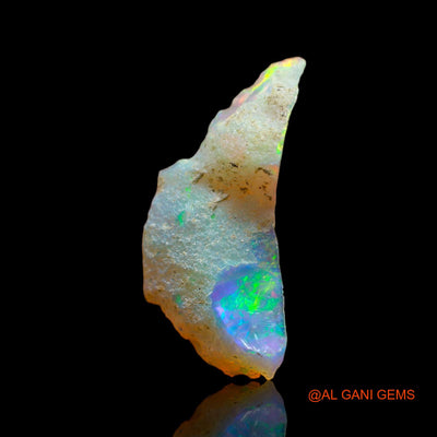 1.00 Cts Unheated Ethiopian Fire Opal Loose Gemstone Fancy Rough Natural 18x8x3 mm E-204