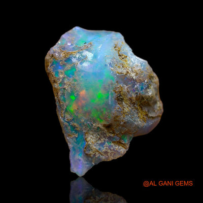 5.00 Cts Unheated Ethiopian Fire Opal Loose Gemstone Fancy Rough Natural 15x12x8 mm E-205