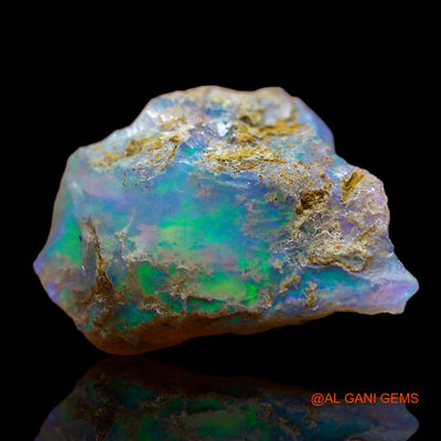 5.00 Cts Unheated Ethiopian Fire Opal Loose Gemstone Fancy Rough Natural 15x12x8 mm E-205