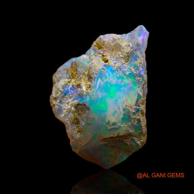5.00 Cts Unheated Ethiopian Fire Opal Loose Gemstone Fancy Rough Natural 15x12x8 mm E-205