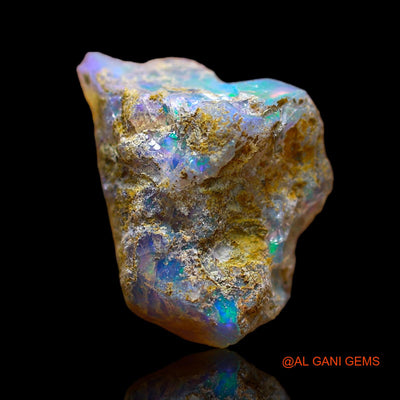 5.00 Cts Unheated Ethiopian Fire Opal Loose Gemstone Fancy Rough Natural 15x12x8 mm E-205