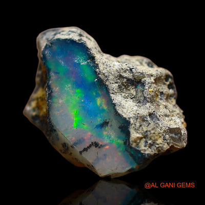 6.00 Cts Natural Ethiopian Fire Opal Loose Gemstone Fancy Rough 18x11x7 mm E-206