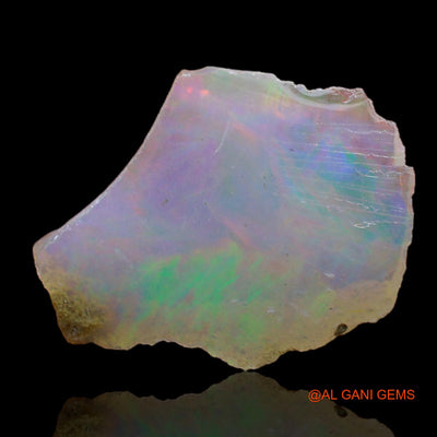 Natural Untreated Fire Opal Loose Gemstone Fancy Rough From Ethiopia 3.00 Cts 17x13x3 mm E-207