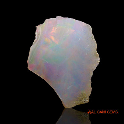 Natural Untreated Fire Opal Loose Gemstone Fancy Rough From Ethiopia 3.00 Cts 17x13x3 mm E-207