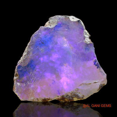 4.00 Cts Natural Ethiopian Fire Opal Loose Gemstone Fancy Rough 16x14x5 mm E-208