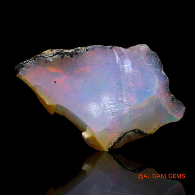 3.00 Cts Natural Ethiopian Fire Opal Fancy Rough Loose Gemstone For Jewelry 13x12x5 mm E-209