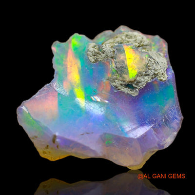3.00 Cts Natural Ethiopian Fire Opal Loose Gemstone Fancy Rough 14x13x6 mm E-211