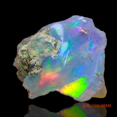 3.00 Cts Natural Ethiopian Fire Opal Loose Gemstone Fancy Rough 14x13x6 mm E-211