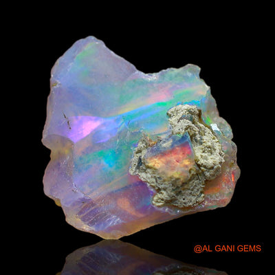 3.00 Cts Natural Ethiopian Fire Opal Loose Gemstone Fancy Rough 14x13x6 mm E-211