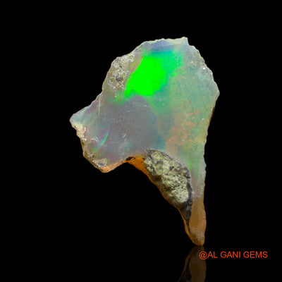2.00 Cts Natural Ethiopian Fire Opal Loose Gemstone Fancy Rough 17x12x7 mm E-214