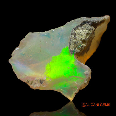2.00 Cts Natural Ethiopian Fire Opal Loose Gemstone Fancy Rough 17x12x7 mm E-214