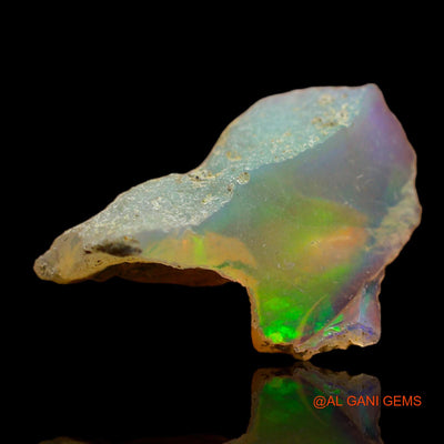 2.00 Cts Natural Ethiopian Fire Opal Loose Gemstone Fancy Rough 17x12x7 mm E-214