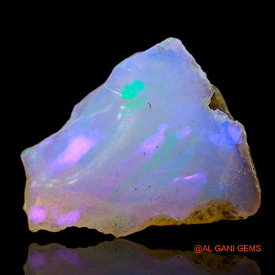 5.00 Cts Natural Ethiopian Fire Opal Loose Gemstone Fancy Rough 14x12x7 mm E-215