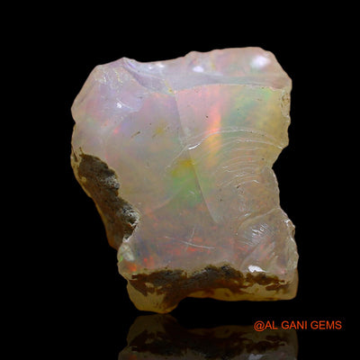 5.00 Cts Natural Ethiopian Fire Opal Fancy Rough Loose Gemstone For Jewelry 15x12x6 mm E-216