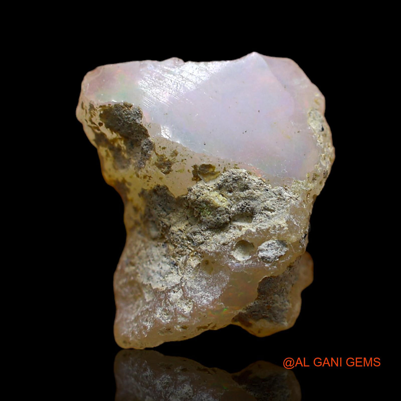 5.00 Cts Natural Ethiopian Fire Opal Fancy Rough Loose Gemstone For Jewelry 15x12x6 mm E-216