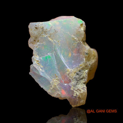 4.00 Cts Natural Ethiopian Fire Opal Loose Gemstone Fancy Rough 15x13x6 mm E-217