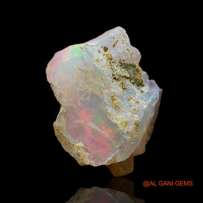 4.00 Cts Natural Ethiopian Fire Opal Loose Gemstone Fancy Rough 15x13x6 mm E-217