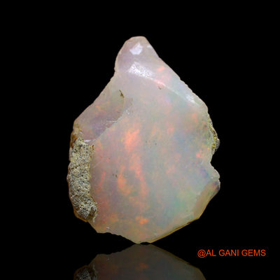 3.00 Cts Natural Ethiopian Fire Opal Loose Gemstone Fancy Rough 17x12x4 mm E-220