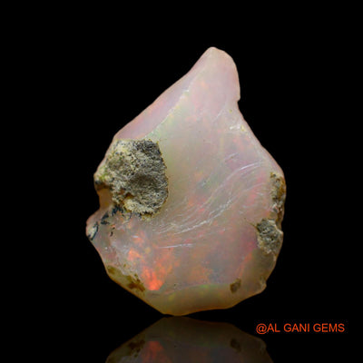 3.00 Cts Natural Ethiopian Fire Opal Loose Gemstone Fancy Rough 17x12x4 mm E-220