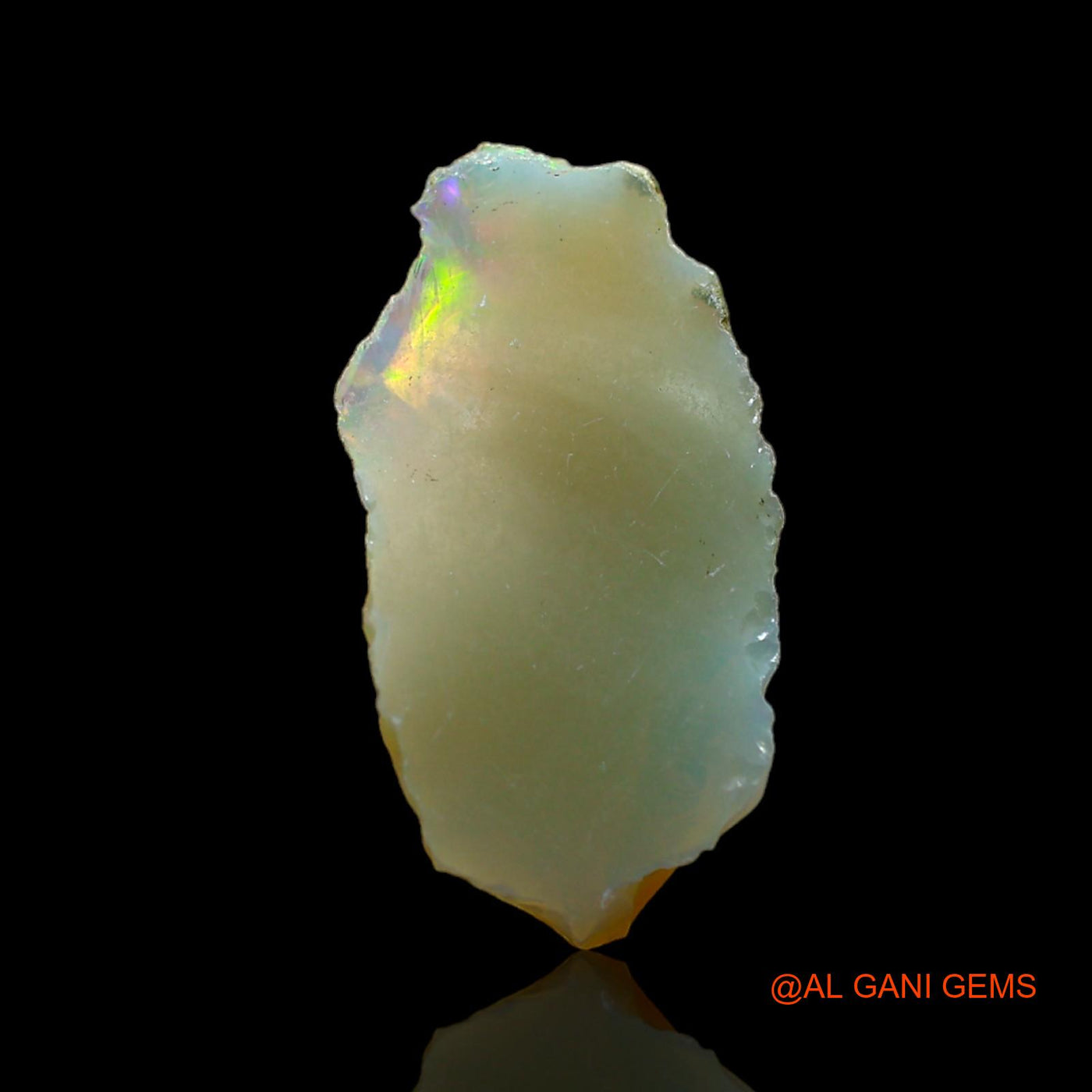 3.00 Cts Natural Ethiopian Fire Opal Fancy Rough Loose Gemstone For Jewelry 19x10x5 mm E-222