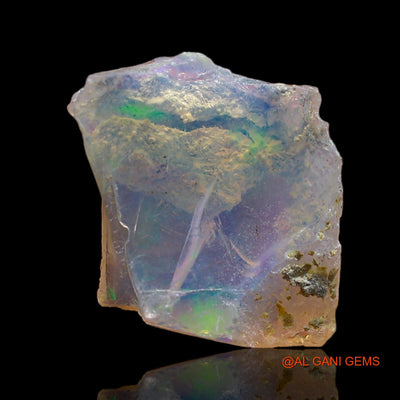 Natural Untreated Fire Opal Loose Gemstone Fancy Rough From Ethiopia 3.00 Cts 13x13x4 mm E-223