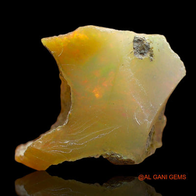 5.00 Cts Natural Ethiopian Fire Opal Loose Gemstone Fancy Rough 14x13x6 mm E-225