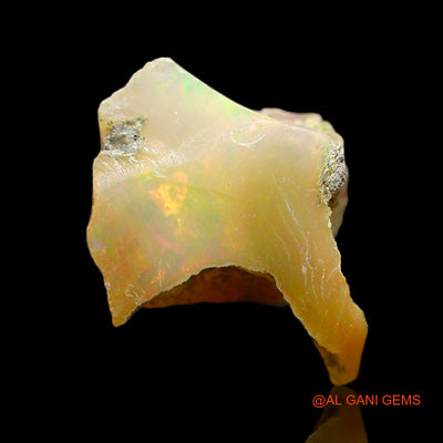5.00 Cts Natural Ethiopian Fire Opal Loose Gemstone Fancy Rough 14x13x6 mm E-225