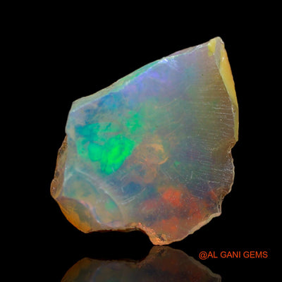 3.00 Cts Natural Ethiopian Fire Opal Loose Gemstone Fancy Rough 16x12x5 mm E-226