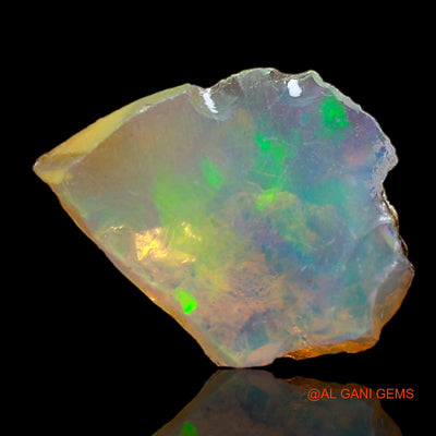 3.00 Cts Natural Ethiopian Fire Opal Loose Gemstone Fancy Rough 16x12x5 mm E-226