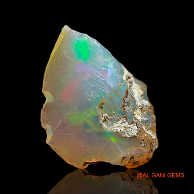 3.00 Cts Natural Ethiopian Fire Opal Loose Gemstone Fancy Rough 16x12x5 mm E-226