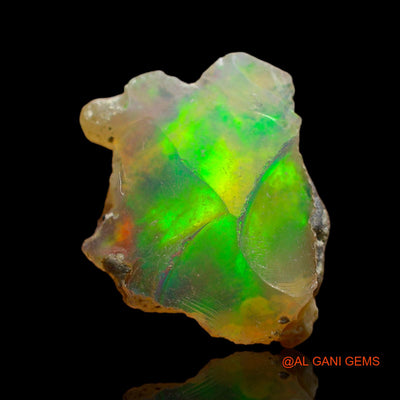 Natural Untreated Fire Opal Loose Gemstone Fancy Rough From Ethiopia 3.00 Cts 15x12x5 mm E-229