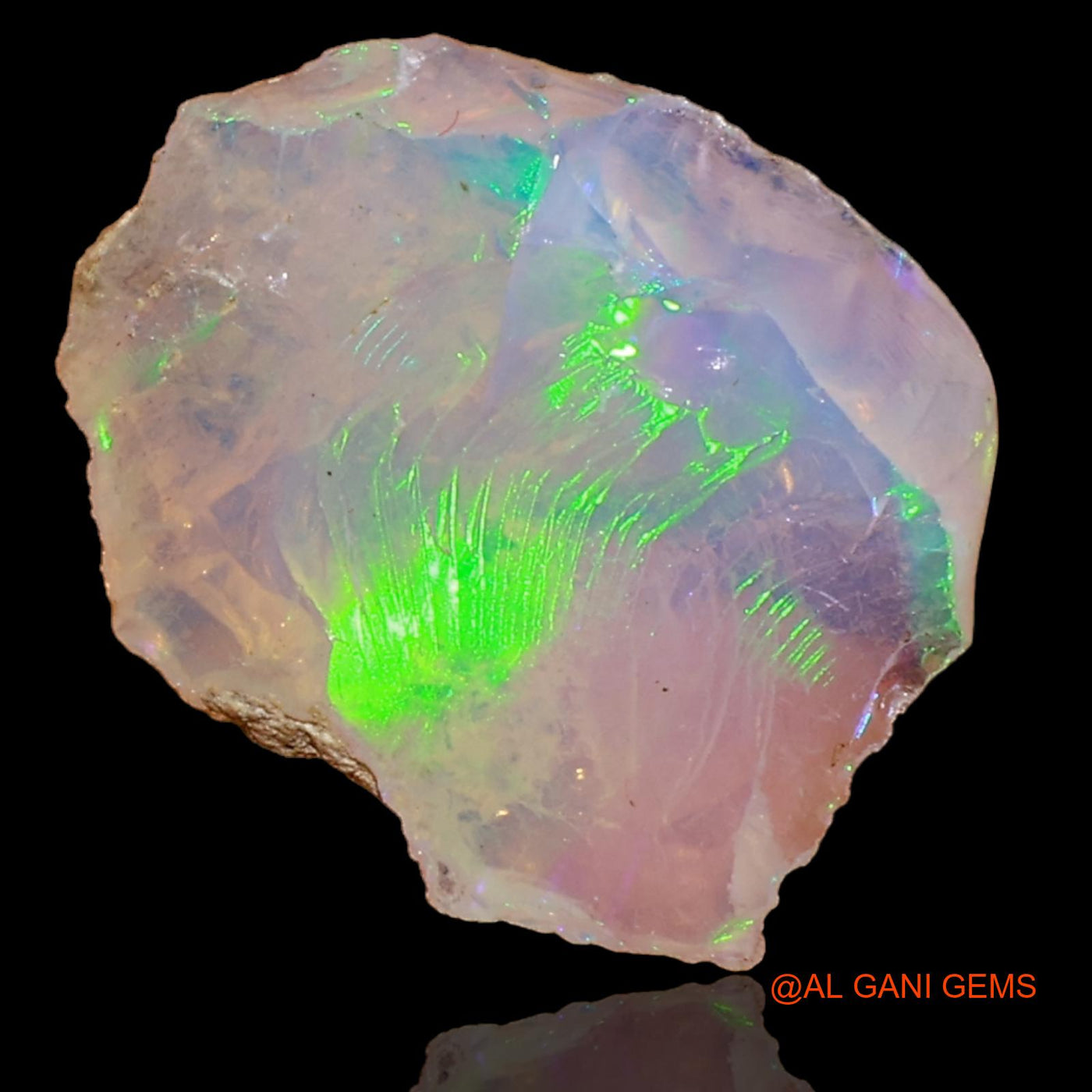 4.00 Cts Natural Ethiopian Fire Opal Fancy Rough Loose Gemstone For Jewelry 16x12x7 mm E-22