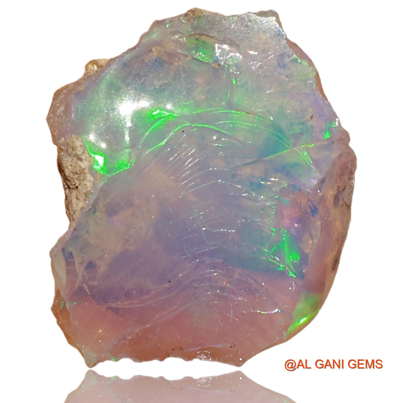 4.00 Cts Natural Ethiopian Fire Opal Fancy Rough Loose Gemstone For Jewelry 16x12x7 mm E-22