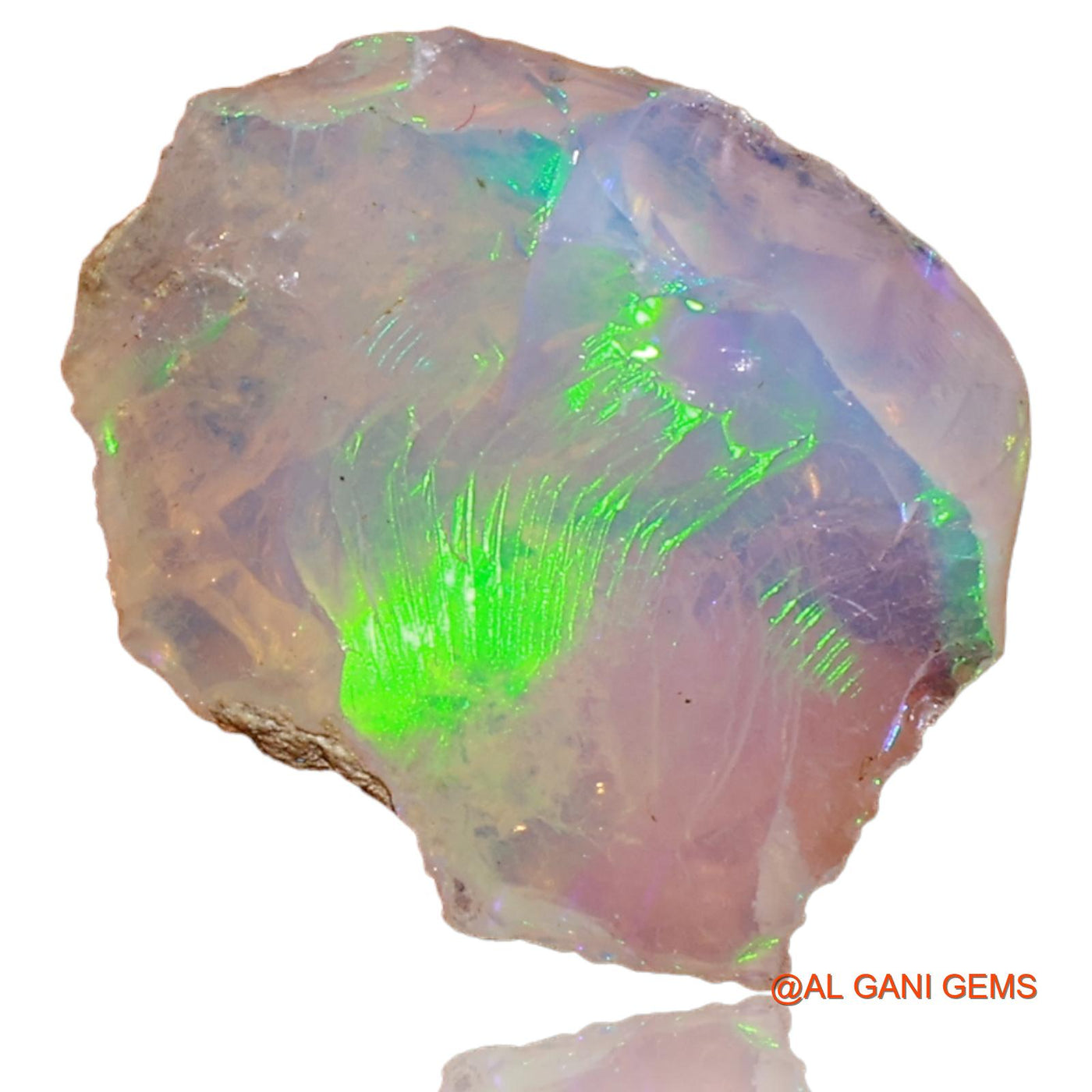 4.00 Cts Natural Ethiopian Fire Opal Fancy Rough Loose Gemstone For Jewelry 16x12x7 mm E-22