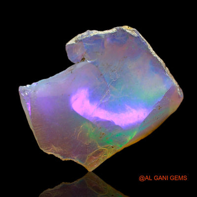 3.00 Cts Natural Ethiopian Fire Opal Loose Gemstone Fancy Rough 14x11x5 mm E-230