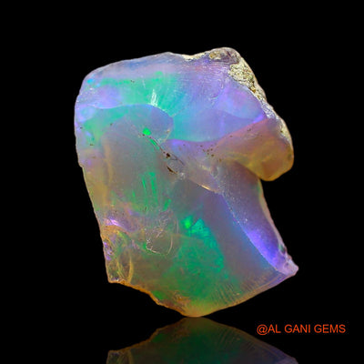 3.00 Cts Natural Ethiopian Fire Opal Loose Gemstone Fancy Rough 14x11x5 mm E-230
