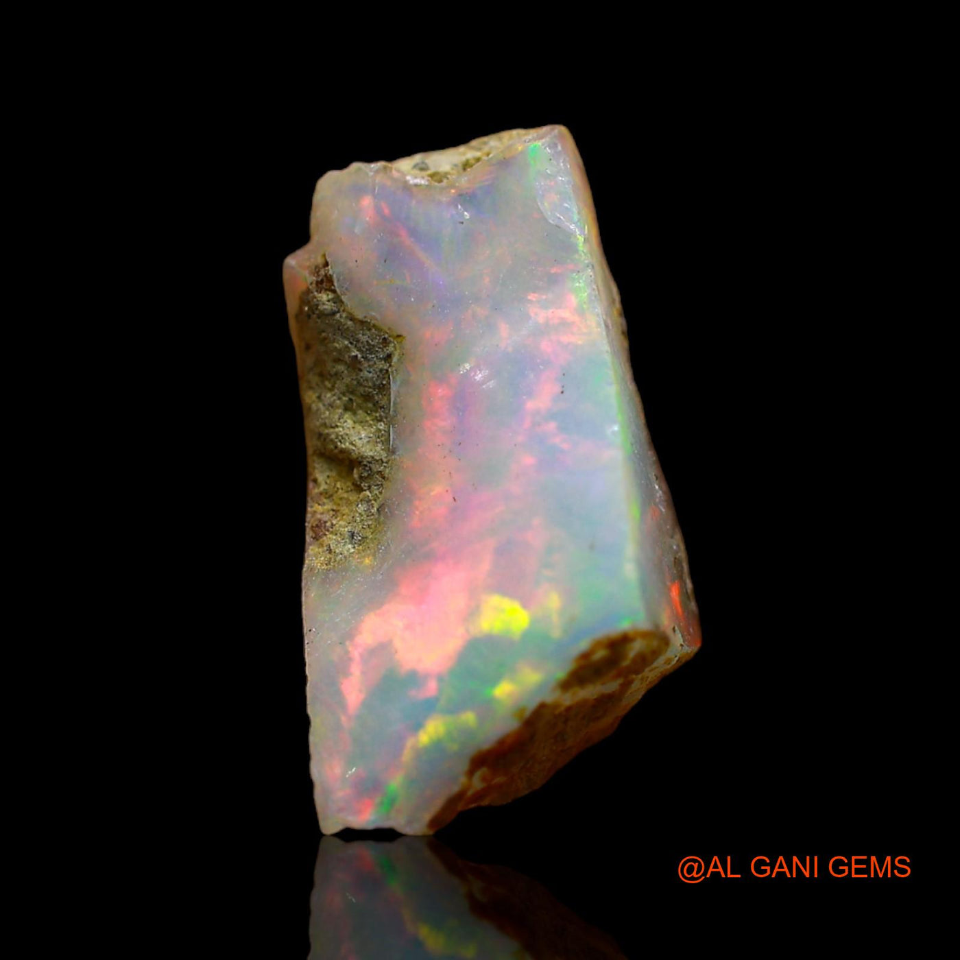 5.00 Cts Unheated Ethiopian Fire Opal Loose Gemstone Fancy Rough Natural 16x8x8 mm E-231