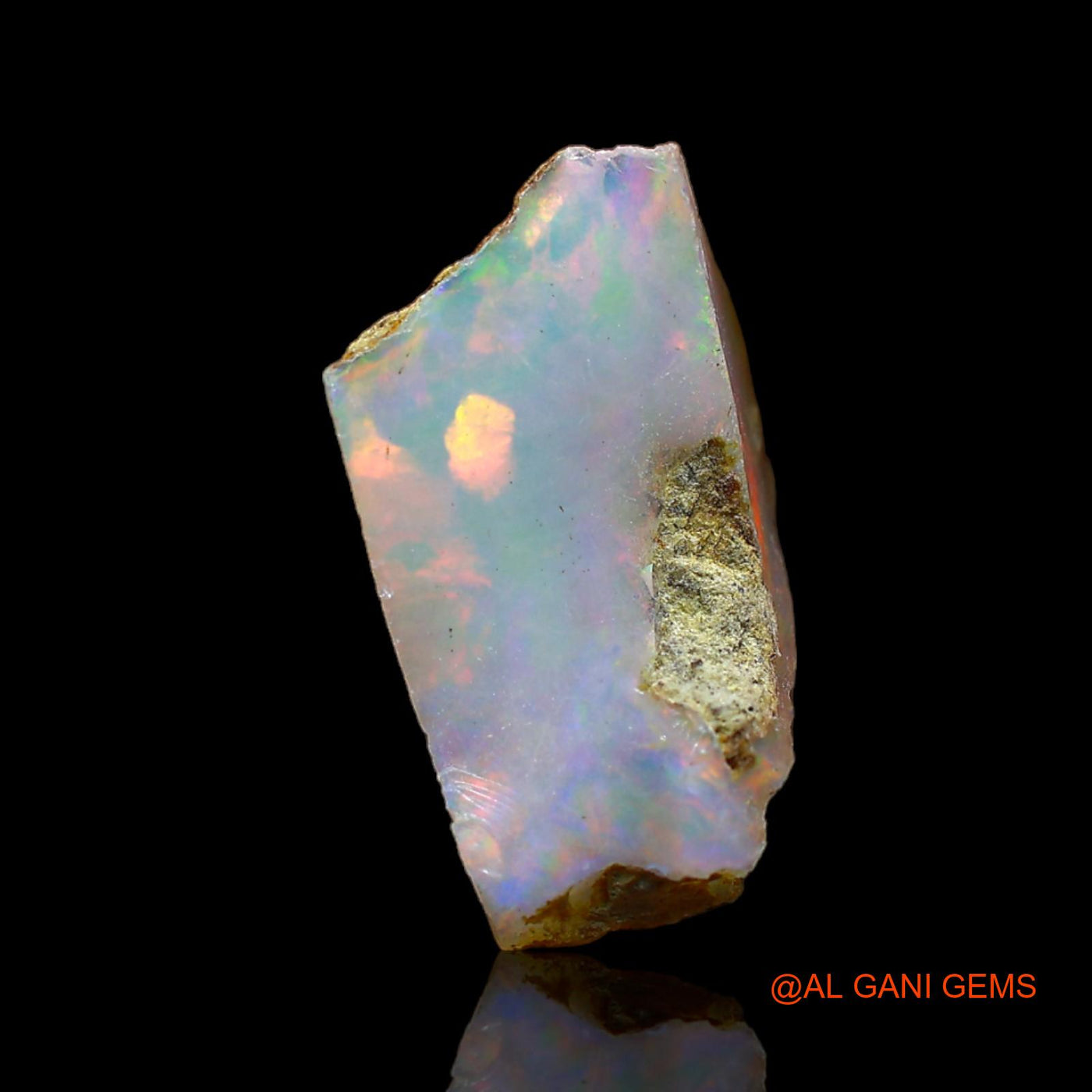 5.00 Cts Unheated Ethiopian Fire Opal Loose Gemstone Fancy Rough Natural 16x8x8 mm E-231