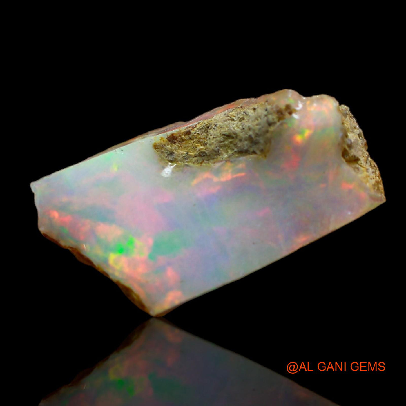 5.00 Cts Unheated Ethiopian Fire Opal Loose Gemstone Fancy Rough Natural 16x8x8 mm E-231