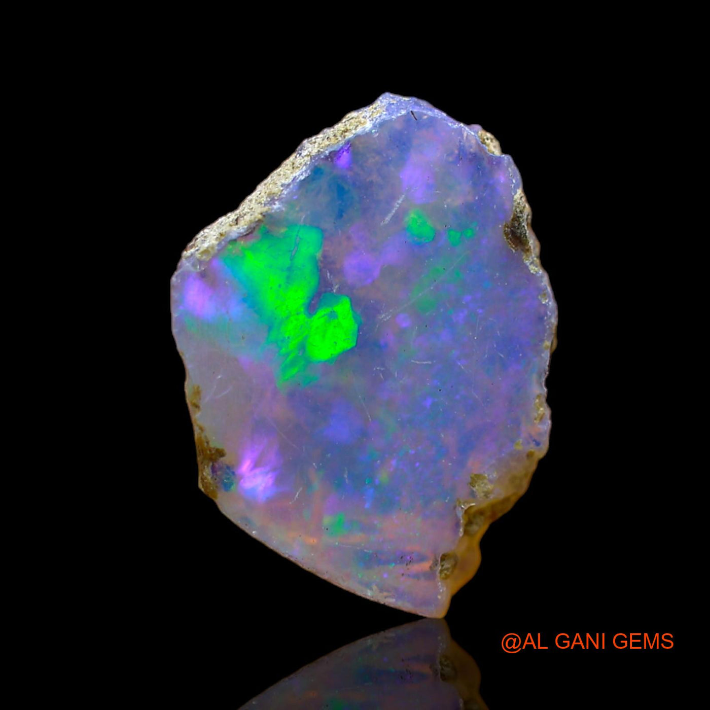 4.00 Cts Unheated Ethiopian Fire Opal Loose Gemstone Fancy Rough Natural 14x12x7 mm E-232