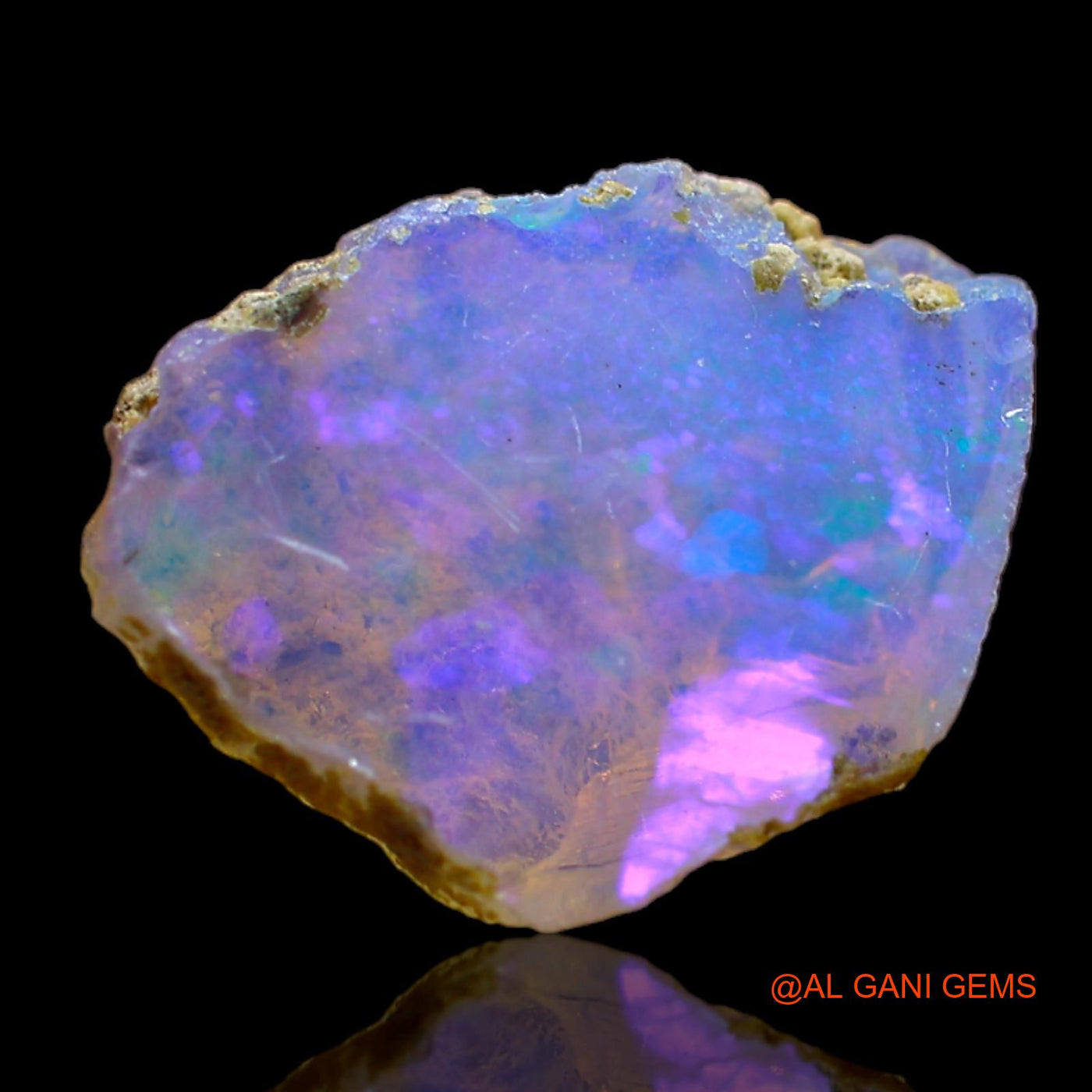 4.00 Cts Unheated Ethiopian Fire Opal Loose Gemstone Fancy Rough Natural 14x12x7 mm E-232
