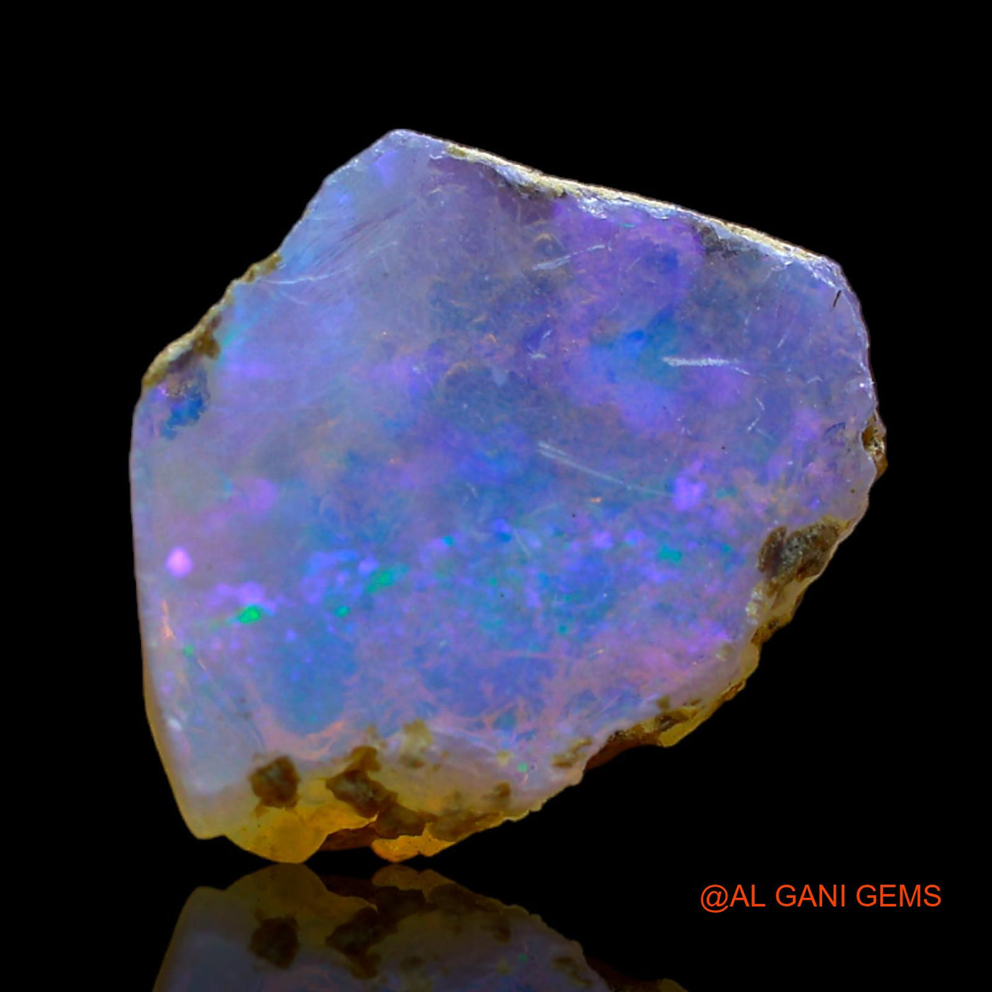 4.00 Cts Unheated Ethiopian Fire Opal Loose Gemstone Fancy Rough Natural 14x12x7 mm E-232