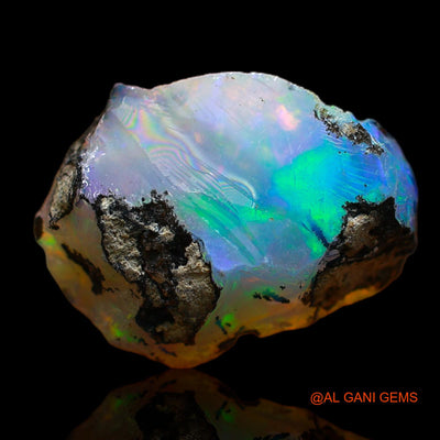 5.00 Cts Natural Ethiopian Fire Opal Fancy Rough Loose Gemstone For Jewelry 15x10x8 mm E-233