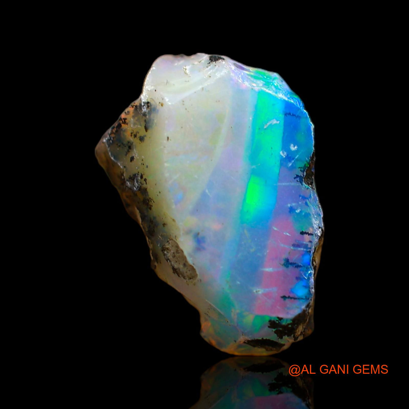 5.00 Cts Natural Ethiopian Fire Opal Fancy Rough Loose Gemstone For Jewelry 15x10x8 mm E-233