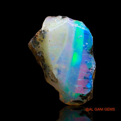5.00 Cts Natural Ethiopian Fire Opal Fancy Rough Loose Gemstone For Jewelry 15x10x8 mm E-233