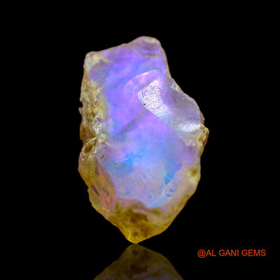 4.00 Cts Natural Ethiopian Fire Opal Loose Gemstone Fancy Rough 16x10x7 mm E-234