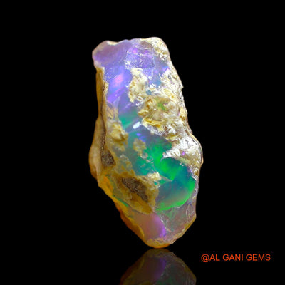 4.00 Cts Natural Ethiopian Fire Opal Loose Gemstone Fancy Rough 16x10x7 mm E-234