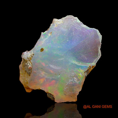 3.00 Cts Unheated Ethiopian Fire Opal Loose Gemstone Fancy Rough Natural 15x11x5 mm E-235