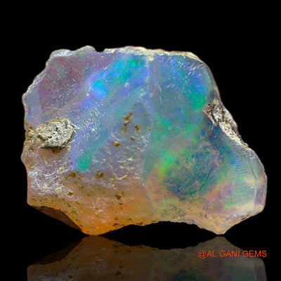 4.00 Cts Unheated Ethiopian Fire Opal Loose Gemstone Fancy Rough Natural 16x12x7 mm E-237